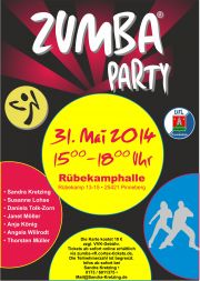 Tickets für Zumba Party  am 31.05.2014 - Karten kaufen